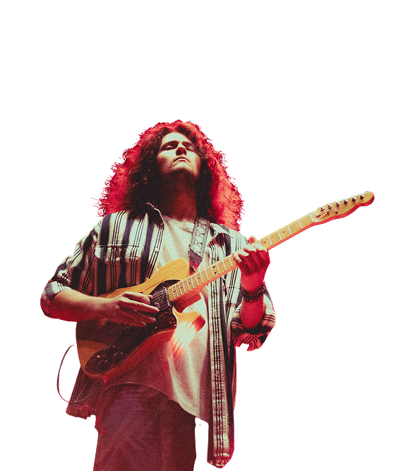 Exercício prático de improviso na guitarra apresentado no curso Improviso na Prática